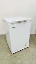 A FRIDGEMASTER CHEST FREEZER - SOLD AS SEEN.