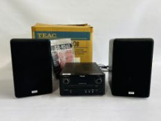 TEAC DAB CD RECEIVER HI-FI MODEL CR-H248 COMPLETE WITH SPEAKERS,