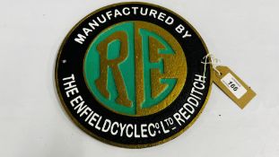 GREEN AND GOLD ENFIELD LOGO (R)