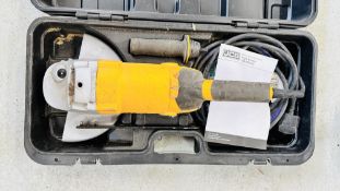 A JCB AG2300 ANGLE GRINDER WITH INSTRUCTIONS IN CASE