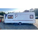 ELDDIS AVANTE 534 FOUR BERTH SINGLE AXLE TOWING CARAVAN, TOTAL LENGTH 19 FT,