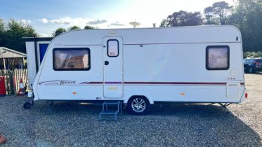 ELDDIS AVANTE 534 FOUR BERTH SINGLE AXLE TOWING CARAVAN, TOTAL LENGTH 19 FT,