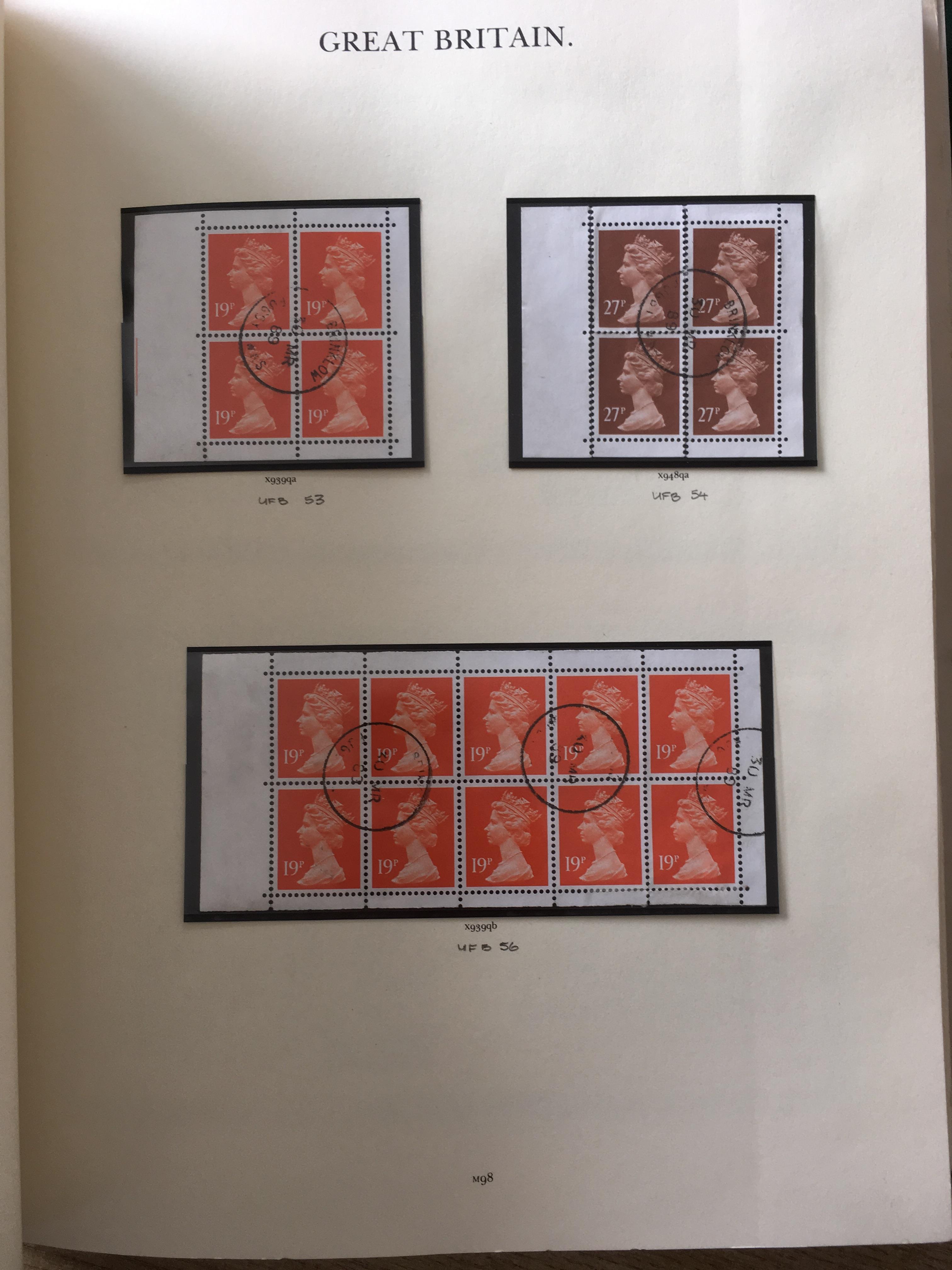 STAMPS:; BOX WITH GB COLLECTIONS IN SEVEN ALBUMS, QE2 WILDINGS, COMMEMS, - Image 19 of 38