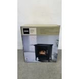 HOMEBASE "LUDFIELD" ELECTRIC STOVE ROOM HEATER (BOXED) - SOLD AS SEEN.