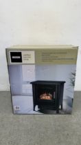 HOMEBASE "LUDFIELD" ELECTRIC STOVE ROOM HEATER (BOXED) - SOLD AS SEEN.