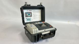 MEGGER MIT 510/2 5KV INSULATION TESTER WITH INSTRUCTIONS AND ACCESSORIES REQUIRE RECALIBRATION -
