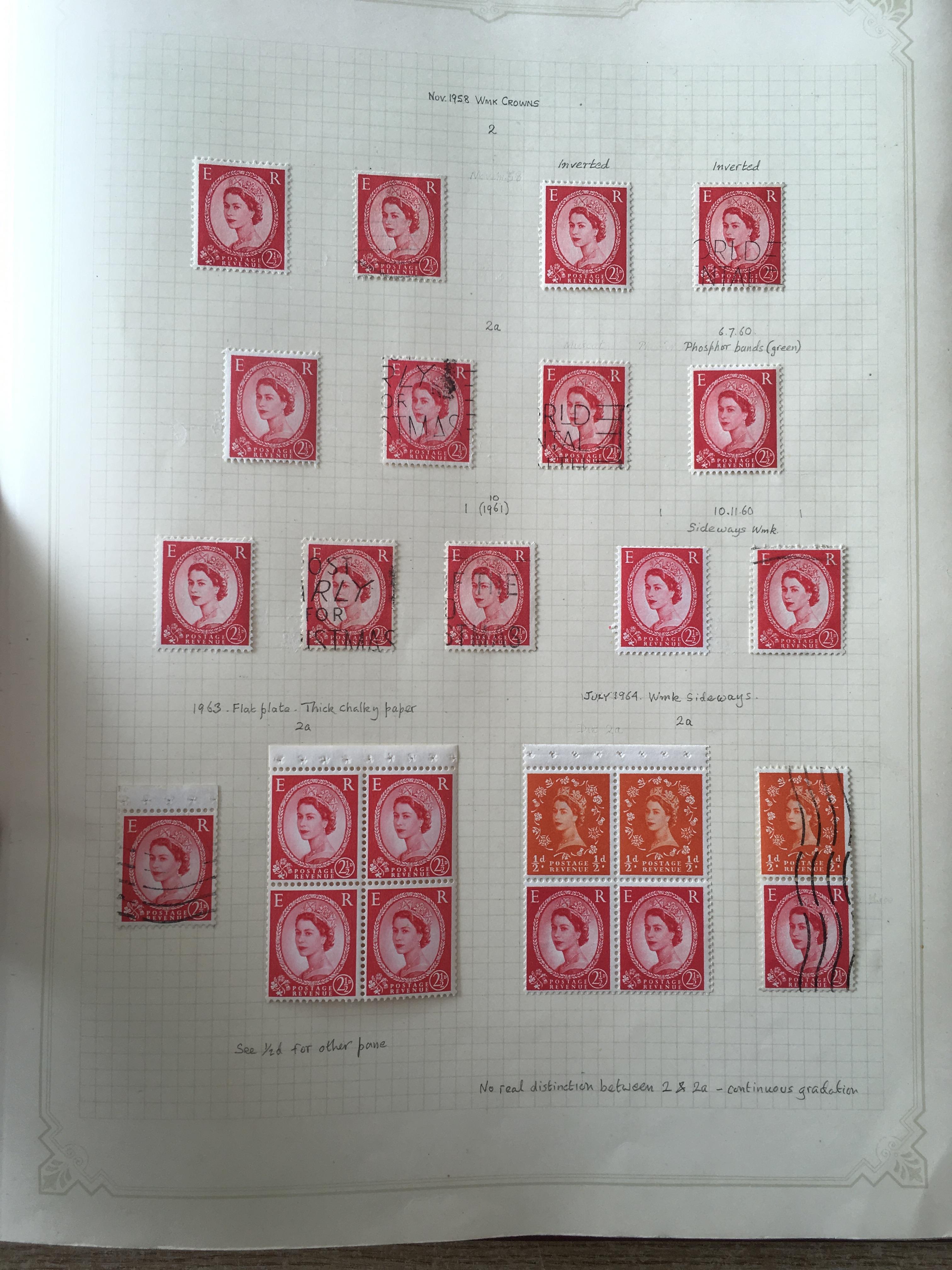STAMPS:; BOX WITH GB COLLECTIONS IN SEVEN ALBUMS, QE2 WILDINGS, COMMEMS, - Image 36 of 38