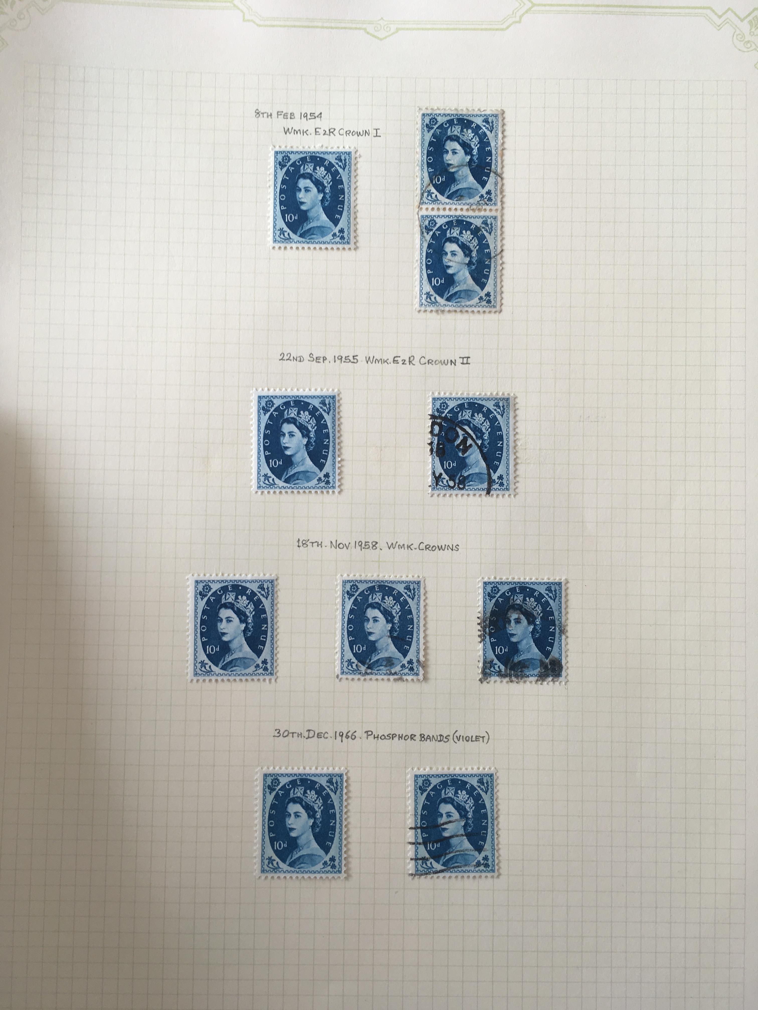 STAMPS:; BOX WITH GB COLLECTIONS IN SEVEN ALBUMS, QE2 WILDINGS, COMMEMS, - Image 33 of 38
