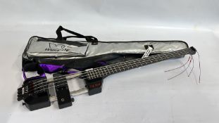 WESTONE QUANTUM HEADLESS BASS X850 "THE RAIL" 1984 JAPAN WITH CARRY CASE - SOLD AS SEEN - AS