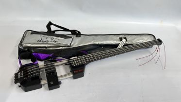 WESTONE QUANTUM HEADLESS BASS X850 "THE RAIL" 1984 JAPAN WITH CARRY CASE - SOLD AS SEEN - AS