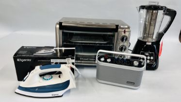 RUSSELL HOBBS STAINLESS STEEL TABLE TOP OVEN, COOPERS COMBI BLENDER,