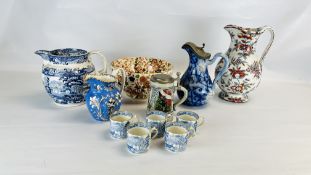 A GROUP OF SUNDRY CHINA TO INCLUDE W.