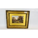 EAST ANGLIAN SCHOOL (19TH CENTURY) 'PAIR OF LANDSCAPES' OIL ON BOARDS,
