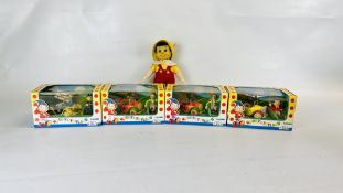 4 BOXED CORGI NODDY IN TOYLAND COLLECTORS TOYS PC PLOD,