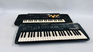 CASIO MT-64 DYNAMIC BASS KEYBOARD WITH PERCUSSION PAD (NO POWER TRANSFORMER) + KORG MODEL 707