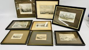 A GROUP OF ETCHINGS TO INCLUDE MANY OF LOCAL INTEREST.