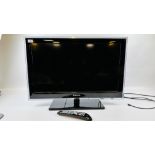 A SAMSUNG 32 INCH TV MODEL LE 32 D550K1W & REMOTE CONTROL - SOLD AS SEEN.