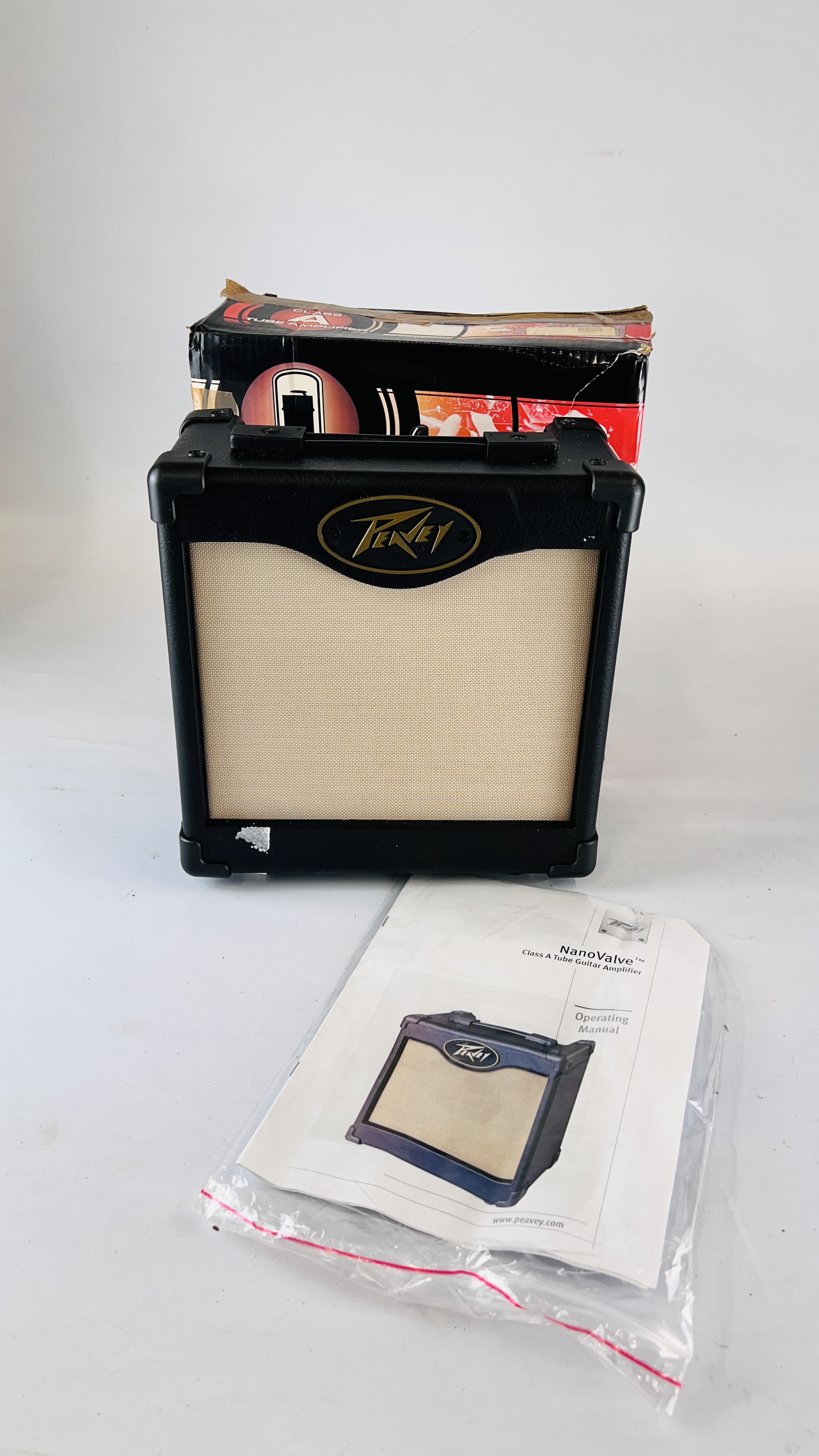 BOXED NANO VALVE PEAVEY PRACTICE AMP - SOLD AS SEEN.