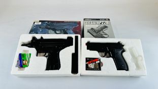 BOXED SIGSAUER P228 BB AIR SPORT GUN ALONG WITH M33 BB GUN - SOLD AS SEEN - NO POSTAGE OR PACKING.
