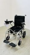 MOBILITY PLUS FOLDING POWERED WHEELCHAIR WITH CHARGER - SOLD AS SEEN.