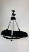 MANFROTTO PROFESSIONAL TRIPOD MODEL 144 IN CARRY CASE.