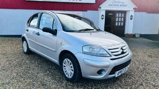 2007 CITROEN C3 DESIRE MOTOR VEHICLE. VRM - AP07 ZLX. FIRST REGISTERED 09/05/2007.