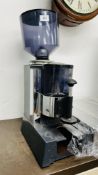COMMERCIAL COFFEE GRINDER/DISPENSER AND AS NEW STAINLESS STEEL COFFEE KNOCK OUT DRAWER - SOLD AS