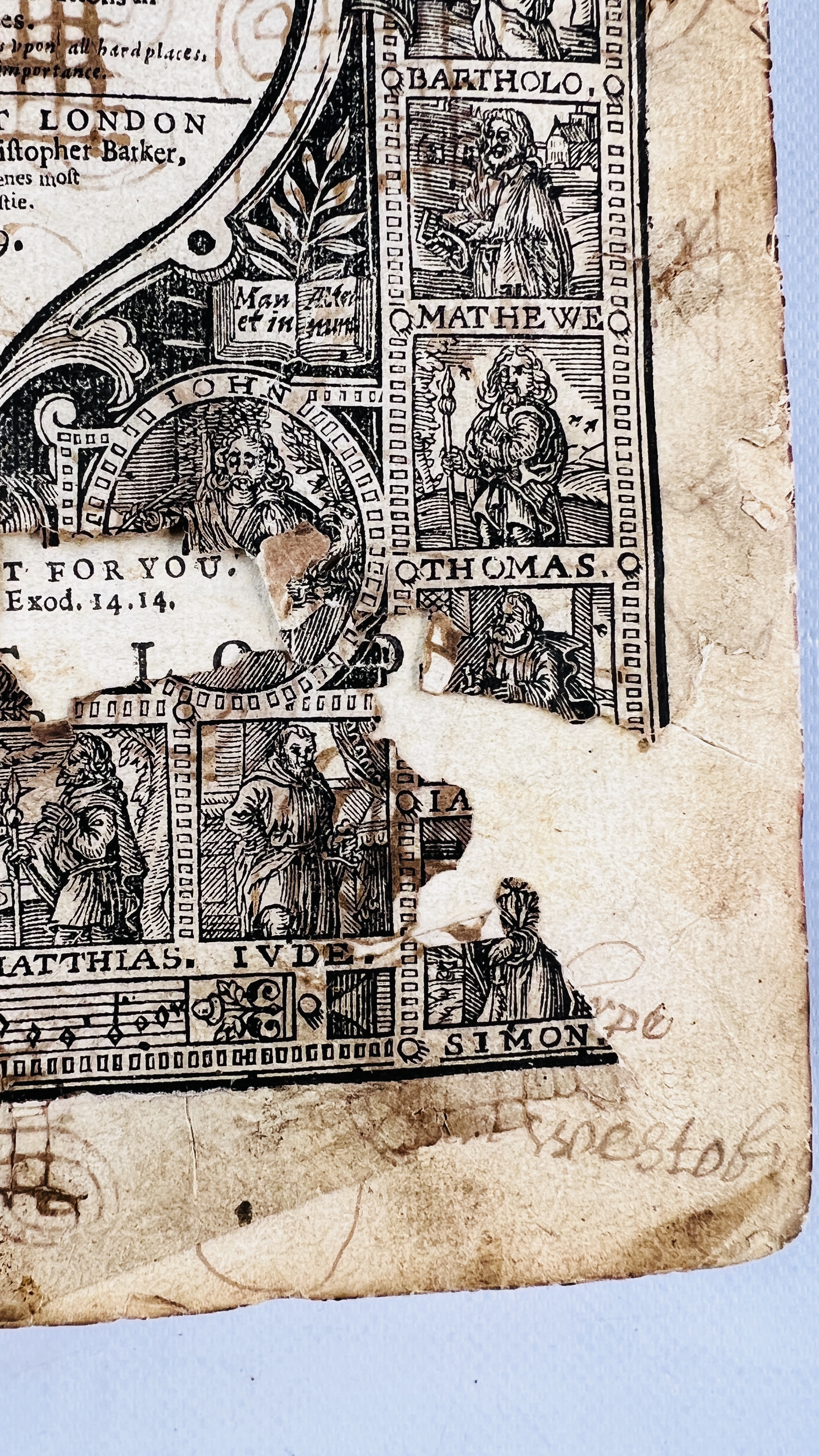 A rare copy of the Geneva Bible, often called Breeches Bible, 1599, - Image 5 of 20