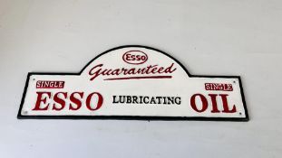 (R) DOMED ESSO PLAQUE.