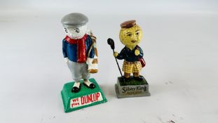 (R) 2 SMALL GOLFER FIGURES