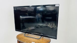 SEIKI 32 INCH TV MODEL SE32HD07UK AND REMOTE - SOLD AS SEEN.