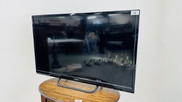 SEIKI 32 INCH TV MODEL SE32HD07UK AND REMOTE - SOLD AS SEEN.