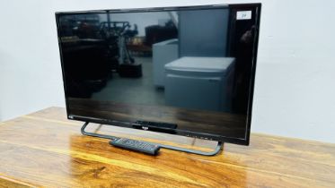BUSH 32 INCH HD LED TELEVISION WITH REMOTE - SOLD AS SEEN.