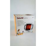 BEURER WELL BEING INFRARED HEAT LAMP WITH ORIGINAL BOX - SOLD AS SEEN.