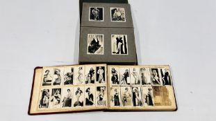 ONE ALBUM OF MODERN BEAUTIES GLAMOUR CIGARETTE CARDS AND ONE ALBUM OF MIXED GLAMOUR CIGARETTE CARDS