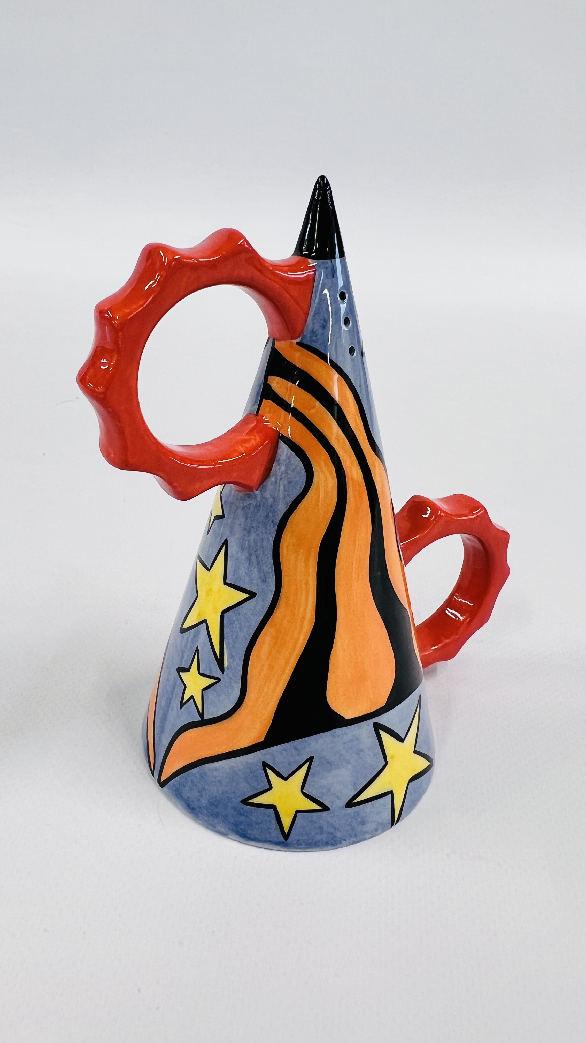 A LORNA BAILEY SUGAR SIFTER "NIGHT SKY" LIMITED EDITION 205/250 BEARING SIGNATURE H 14.5CM. - Image 4 of 6