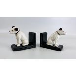 (R) NIPPER DOG BOOKENDS