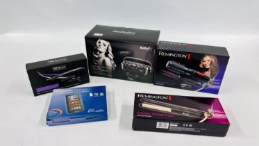 A COLLECTION OF AS NEW BOXED PERSONAL CARE PRODUCTS TO INCLUDE REMINGTON VOLUME AND CURL AIR STYLER,