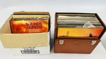 2 X BOXES OF RECORDS TO INCLUDE CLASSICAL, JAZZ, EASY LISTENING ETC.