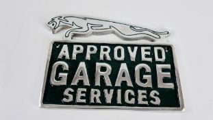 (R) JAGUAR APPROVED GARAGE PLAQUE