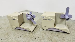 2 X SPEEDMASTER POWER SAT0 BARCODE PRINTERS MODEL DR310 - NO CABLE SUPPLIED - SOLD AS SEEN.