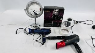 PERSONAL CARE EQUIPMENT TO INCLUDE PANASONIC HAIR DRYER, REVLON HAIR CURLER,