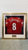 A FRAMED AND MOUNTED LIVERPOOL F.