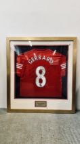 A FRAMED AND MOUNTED LIVERPOOL F.