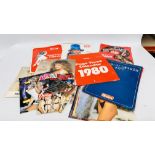 A COLLECTION OF 1980'S AND 90'S PAGE THREE CALENDARS ALONG WITH A 2003 KYLIE 2003 CALENDAR,