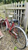 VINTAGE PHILIPS LADIES THREE SPEED BICYCLE AND RALEIGH STOW AWAY FOLDING SHOPPER BICYCLE (BOTH FOR
