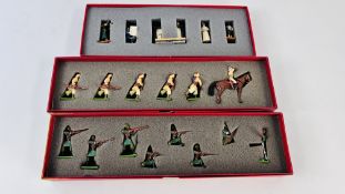 TWO SETS OF BRITAINS TOY SOLDIERS "THE BRITISH ARMY IN INDIA" ALONG WITH A BOXED SET OF SHERLOCK