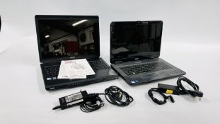 TOSHIBA SATELLITE L350 LAPTOP COMPUTER WITH CHARGER AND ACER ASPIRE 7715 SERIES LAPTOP COMPUTER AND