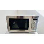 BOSCH SILVER FINISH MICROWAVE - SOLD AS SEEN.