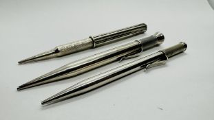 A GROUP OF 3 VINTAGE PENCILS BY S. MORDAN & CO.
